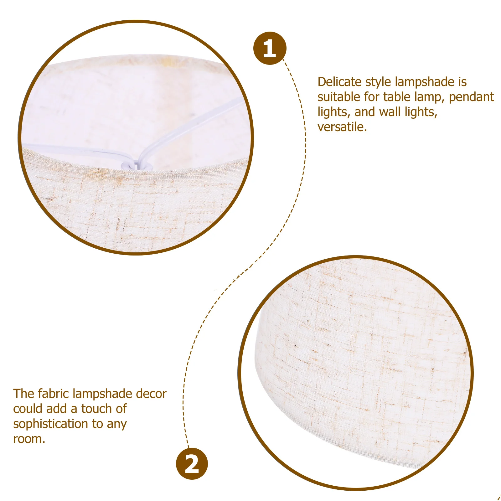 

Lamp Cover Wall Accessories Cloth Shades for Table Lamps Woven DIY Replacement Fabric Wall-mounted Lampshades Universal Lights