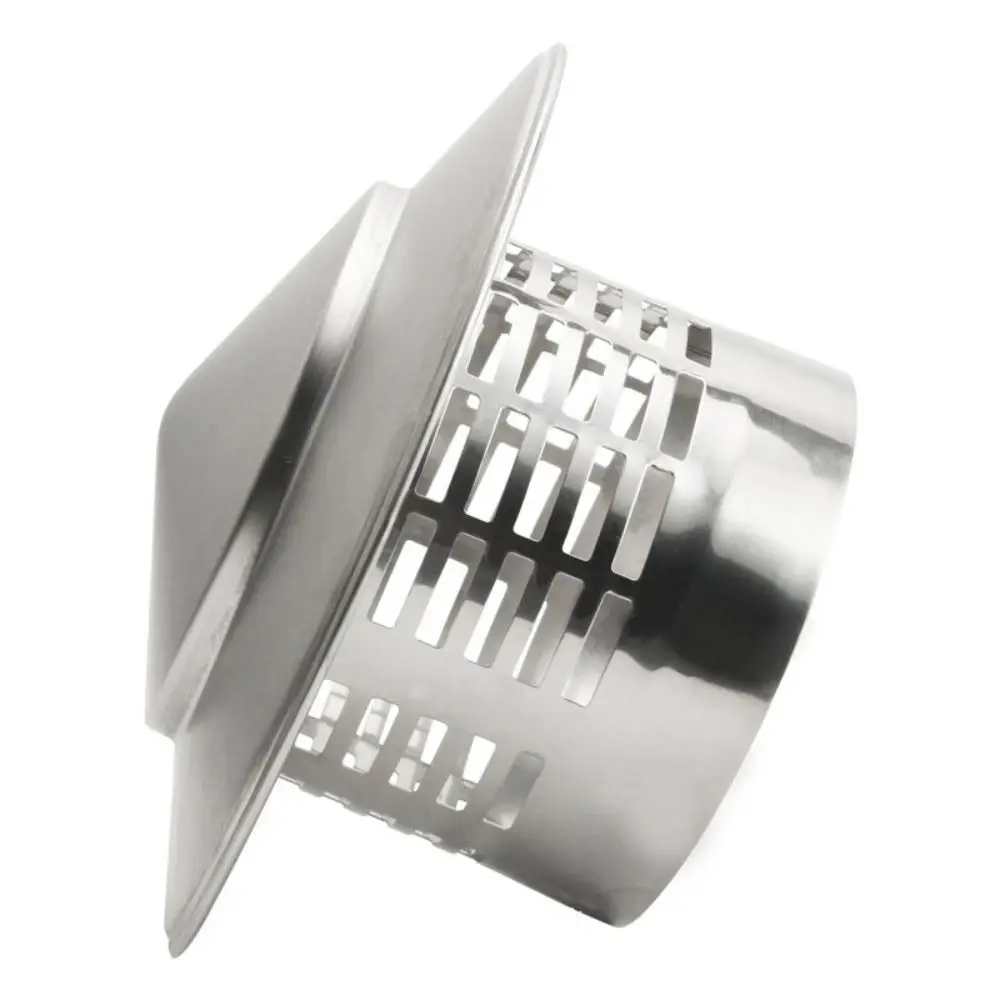 Useful 75-200mm Chimney Cap Exterior Wall Smoke Exhaust Hood Ventilated Rain Cap Stainles Steel Roof Duct Vent Fireplaces