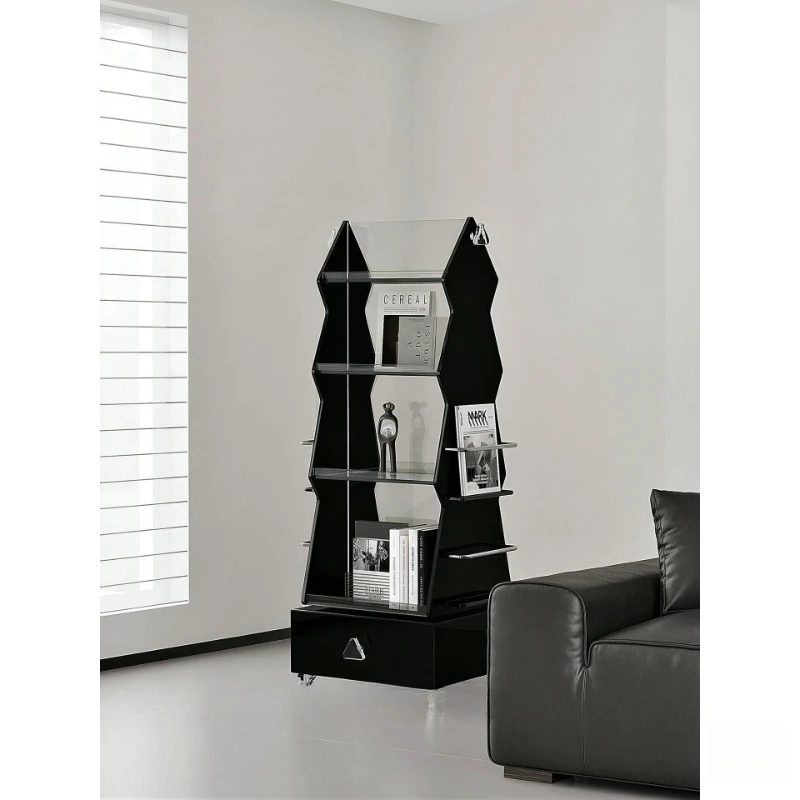 

Rotating cabinet Storage bookcase Shelf placement cabinet