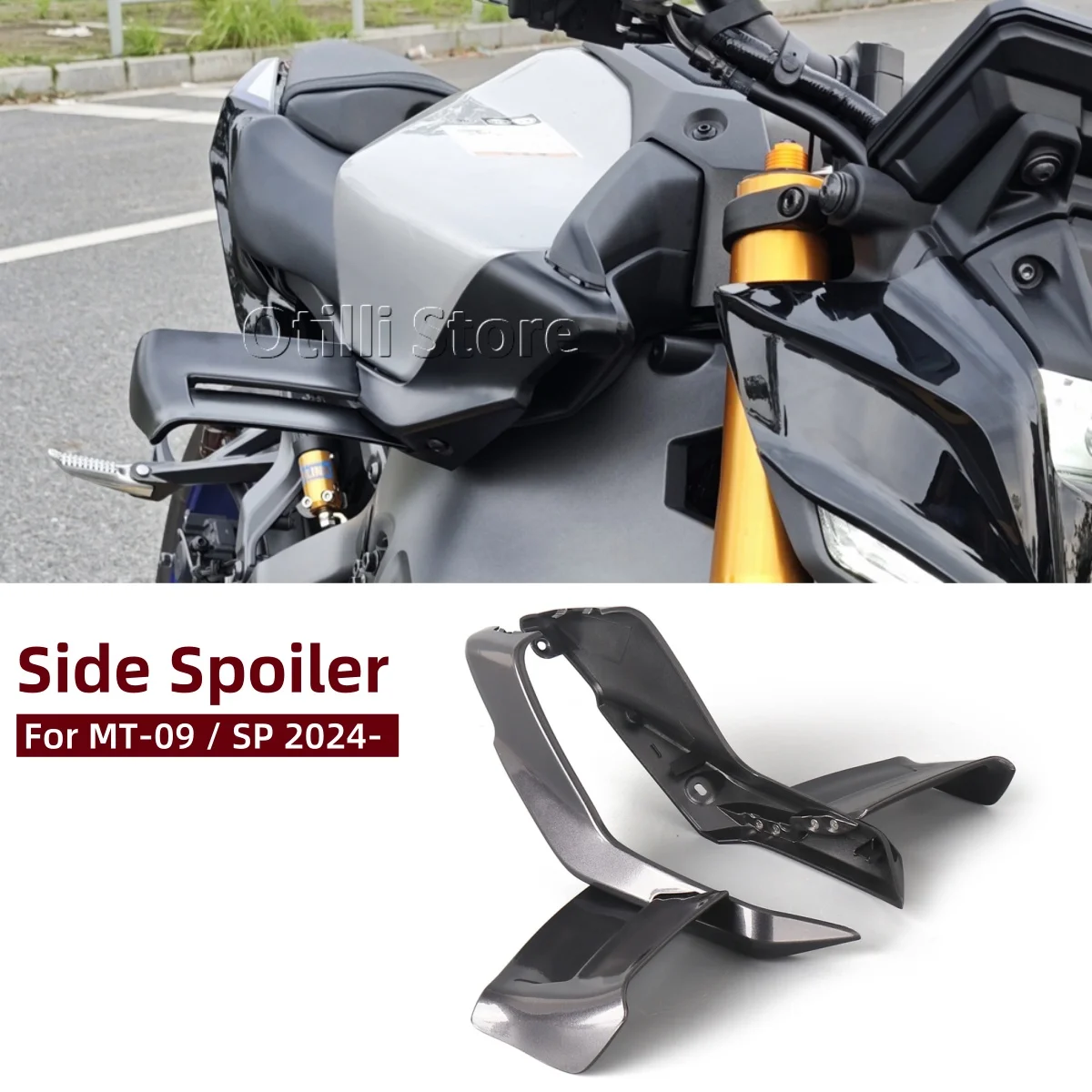 

MT09/SP Motorcycle Side Spoilers Aerodynamic Winglets Fairing Wing Deflector Side Fins For Yamaha MT-09 SP MT 09 2024 2025 2026