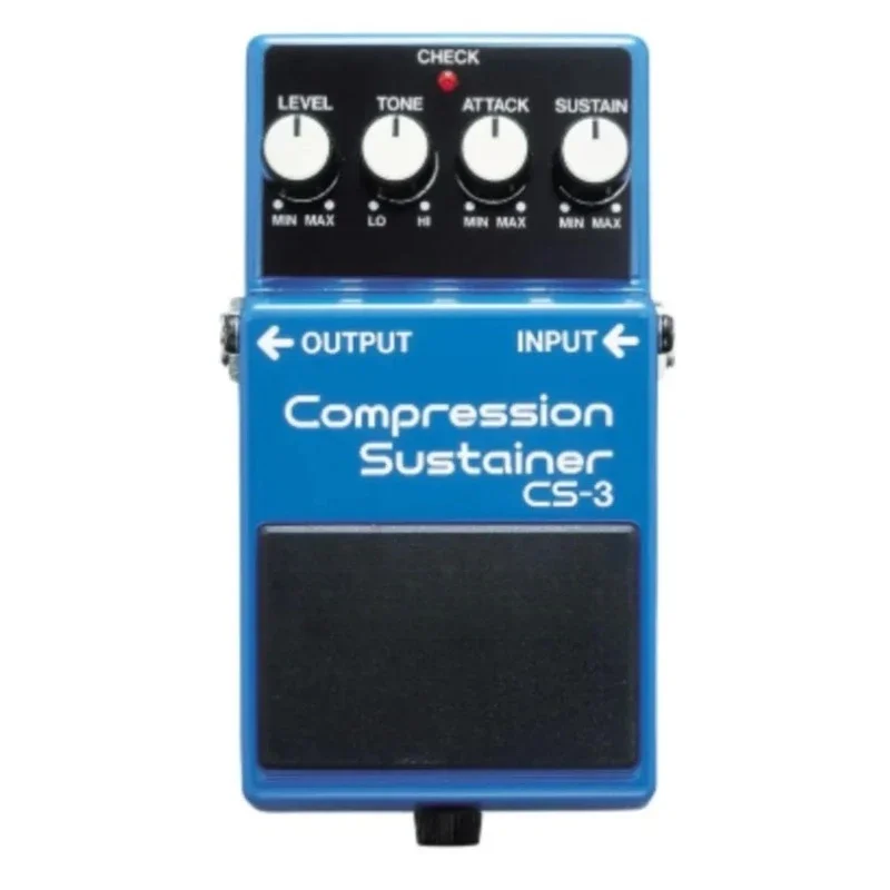B Oss CS-3 ضاغط الحفاظ على تأثيرات الجيتار دواسة تصميم منخفض الضوضاء لتشغيل فائقة الهدوء