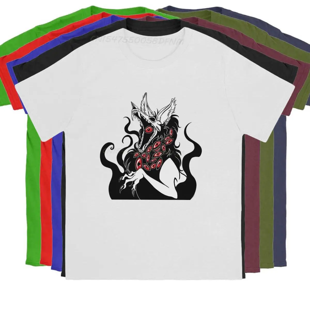 

Men's T-Shirt I See You Vintage Cotton Tees Men T Shirts Demon Wendigo T-shirts Camisas Kawaii Clothes Big Sale