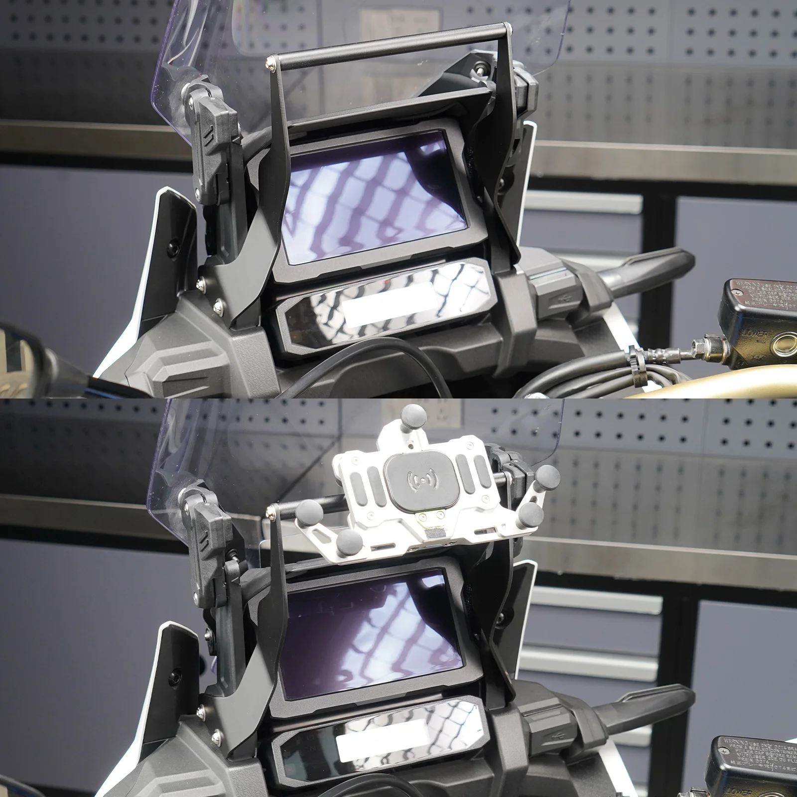 For 2020-2025 Honda CRF1100L Africa Twin GPS Navigator Holder AMPS Mount Brackets for Honda CRF1100 L Africa Twin Adv Sports - Image 2
