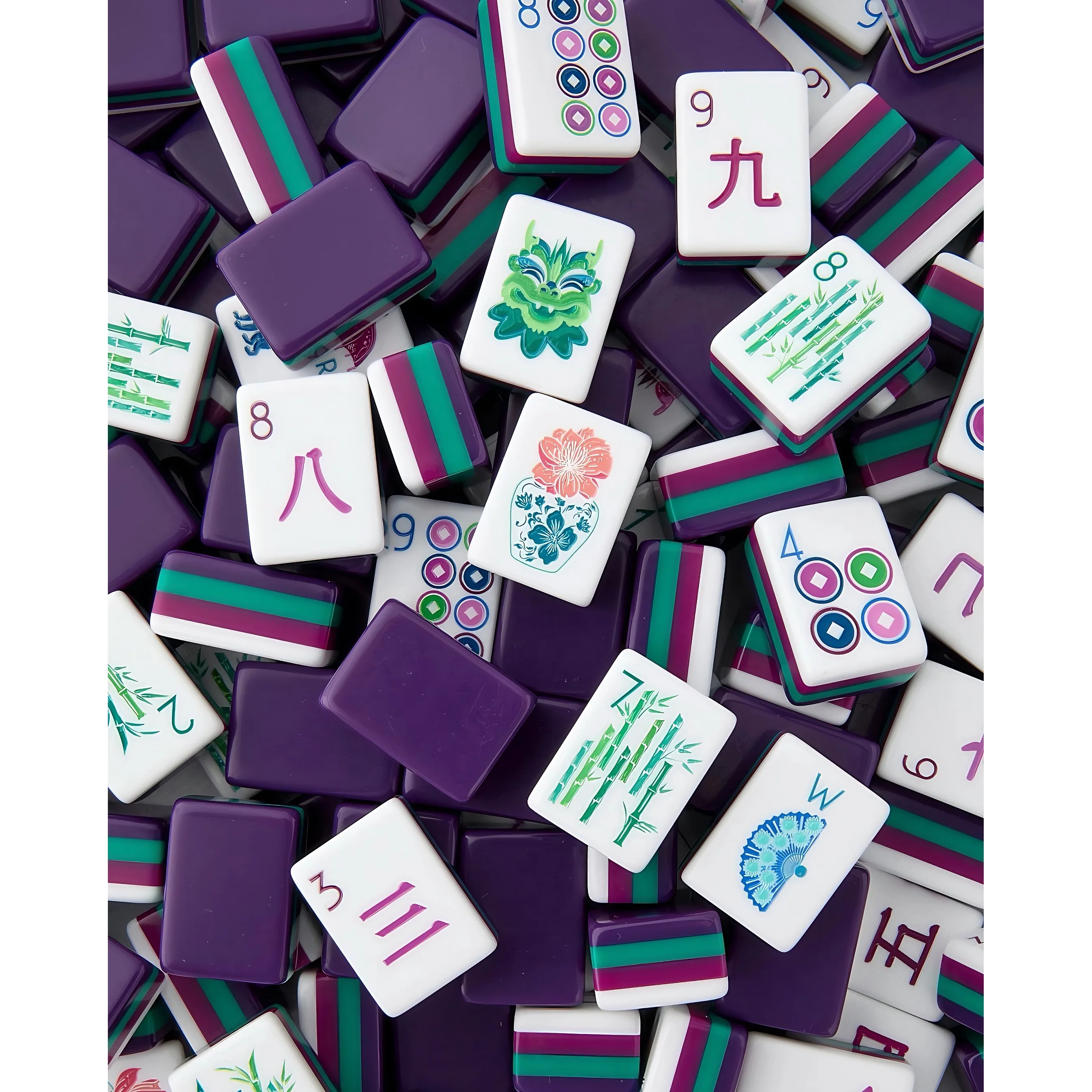 Custom Made Layer American Mahjong Tiles Light Green Acrylic Mahjong 2026