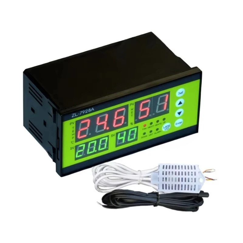 

ZL-7928A, 110/220Vac, Spare Battery, All Dry Output, Flexible, Incubator Controller, Advanced Perfect Solar Possible, XM-18