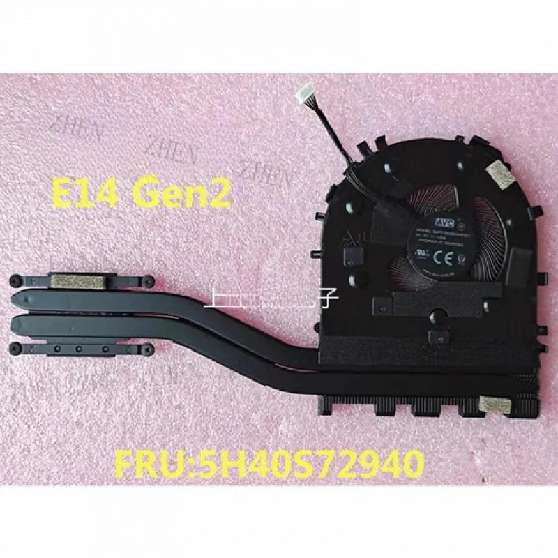 

Y For Lenovo ThinkPad E14 E15 Gen2 GE420 Laptop Cooling Fan w/ Heatsink 5H40S72940