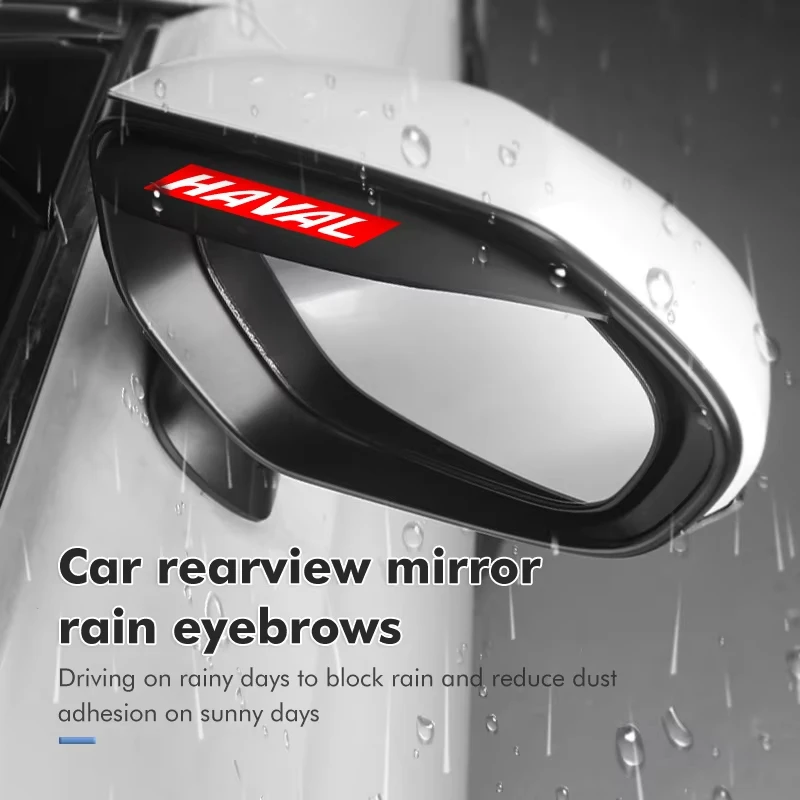 Car Rearview Mirror Rain Guard for Haval Dargo H6 Jolion M6 H9 F7 H2 Scratch Resistant Anti-Rain Wind Deflector Shield