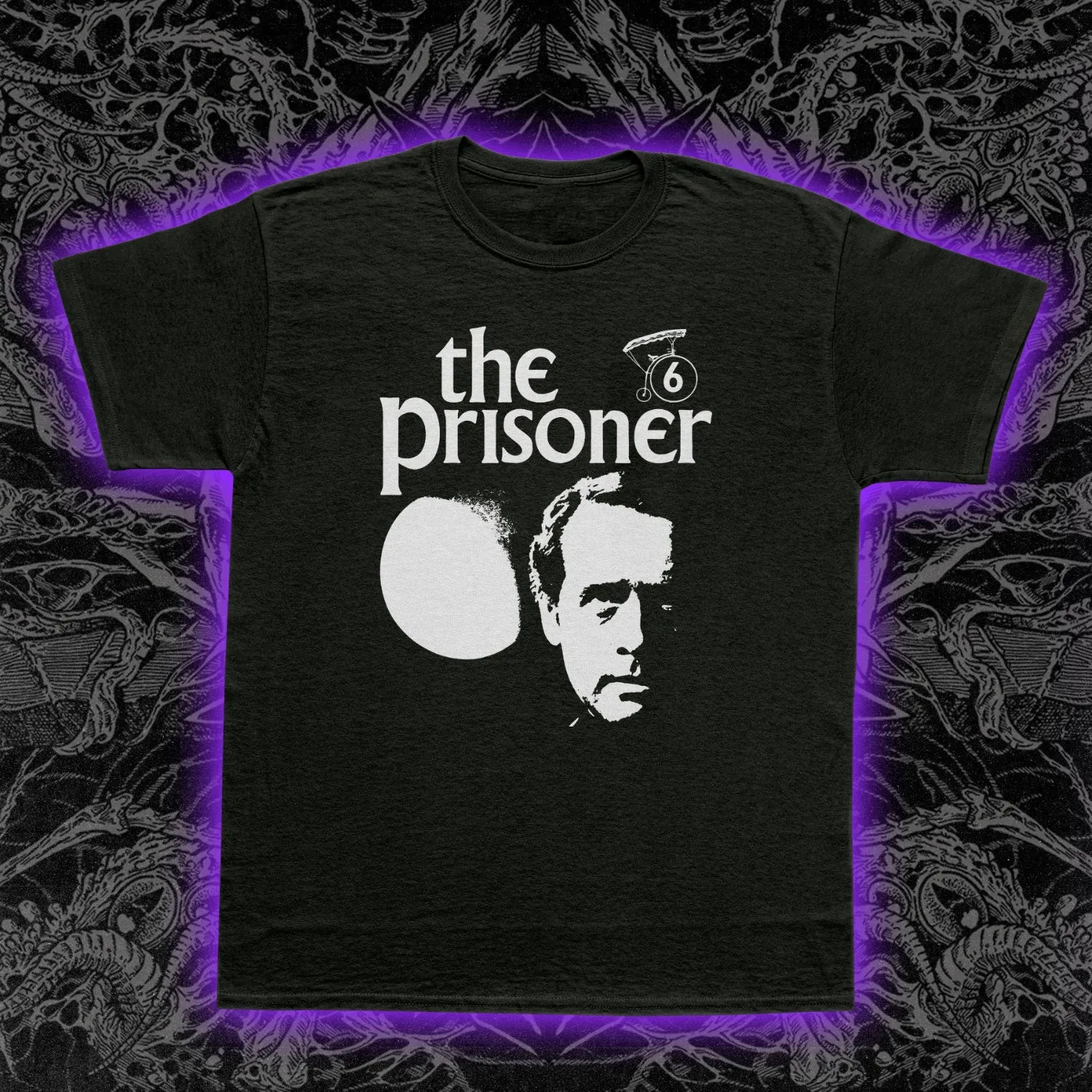 

The Prisoner TV Series T-Shirt Retro 60s Sci-Fi Cult Classic No. 6 Tee