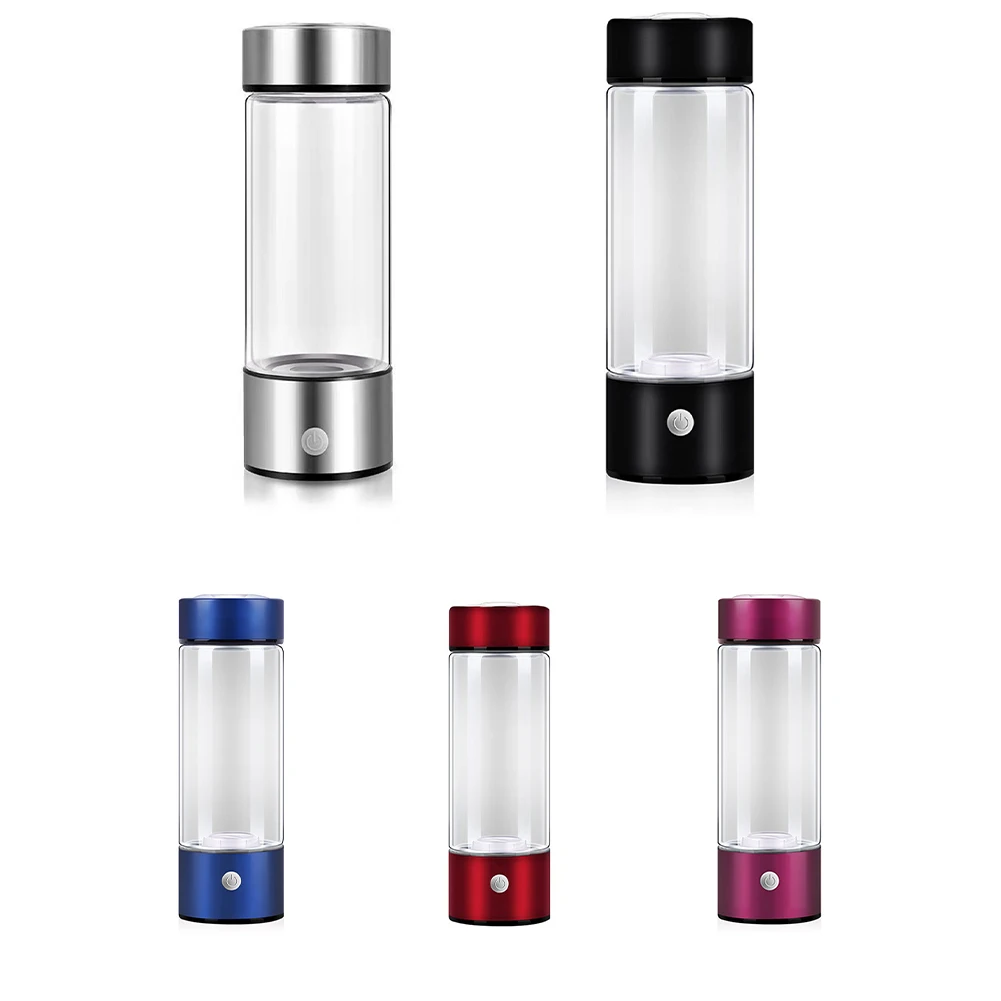 Hydrogen Generator 420ML Hydrogen-Rich Antioxidants Bottle Portable Stainless Steel Battery/USB Powered Home Appliance