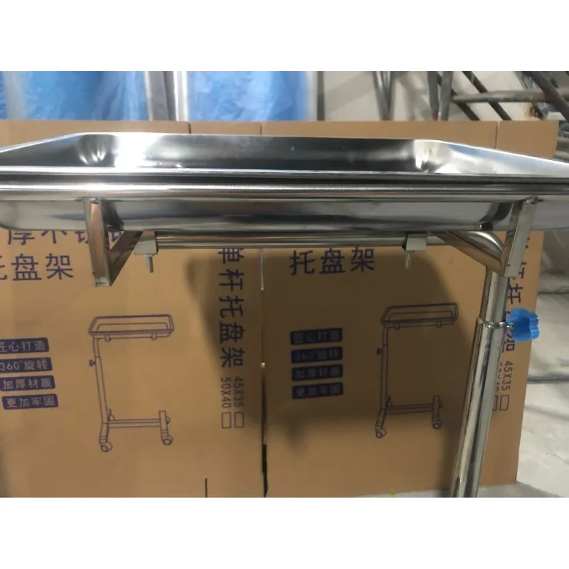 Thickened movable lifting pallet rack, stainless steel single-rod double-rod square pallet rack