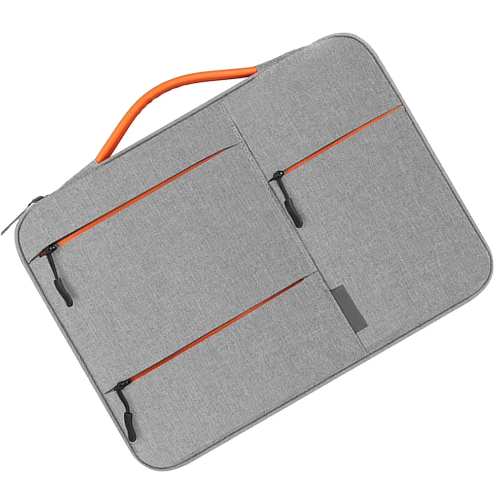 

Lightweight Storage Bag 14 Inch Laptop Cover Hidden Handle Large Capacity Computer Handbag Travel Work Multiple Layers