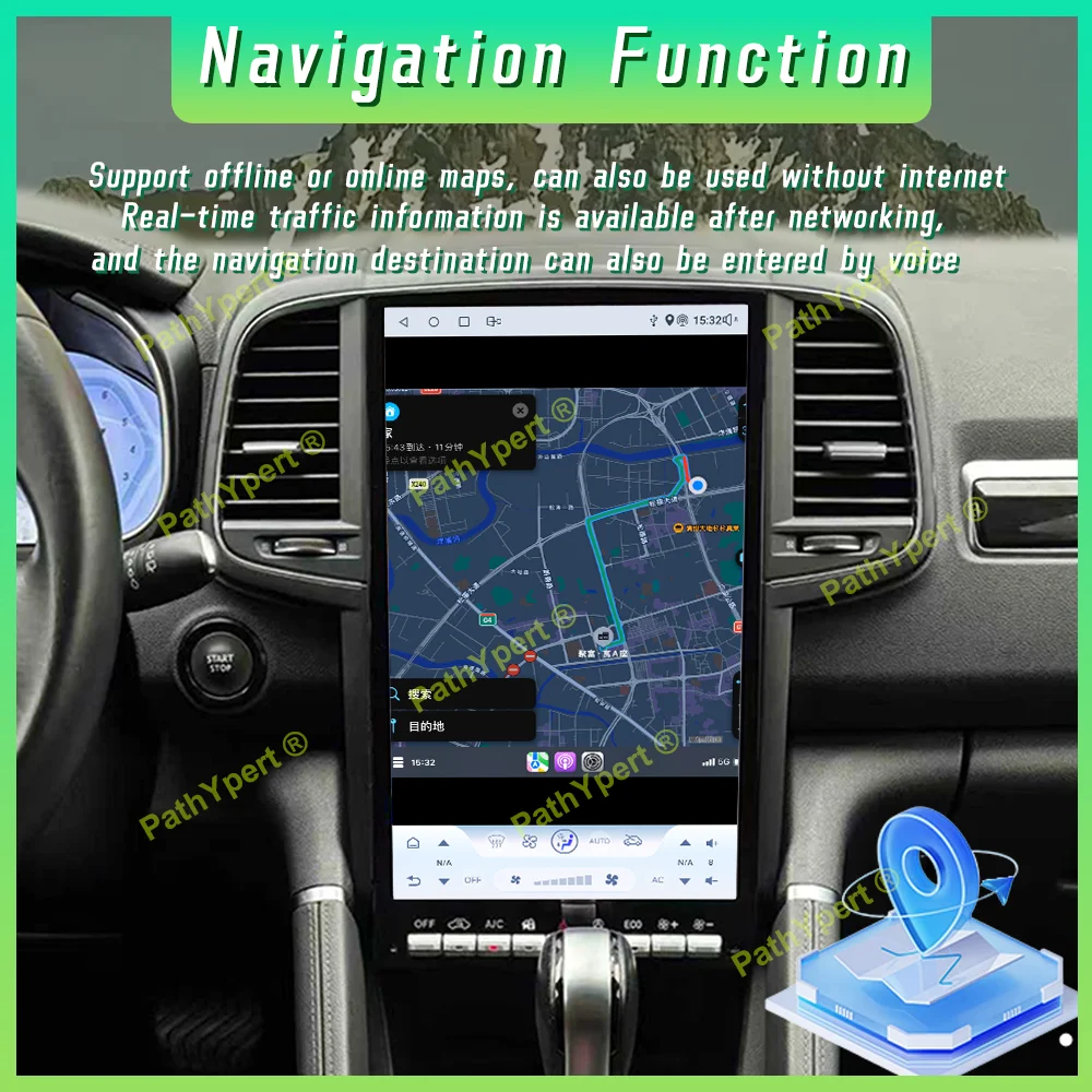 QCM 6125  Android15 For Renault Koleos Megane 4 Samsung SM6 Talisman 2016-2021 14.5”Qled Screen Multimedia player Radio CarPlay view 5