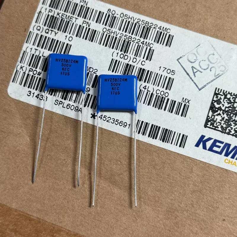 05HV25B224MC 500V0.22UF 220NF X7R imported KEMET multi-layer ceramic monolithic capacitor
