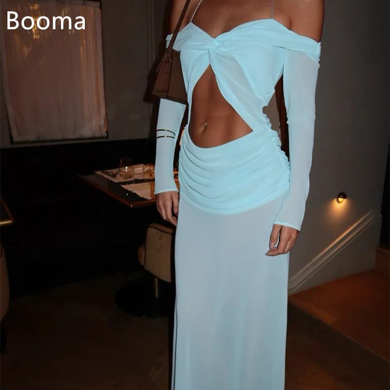 

Booma Mermaid Sexy Evening Dresses Pleat Off The Shoulder Formal Dresses for Women Elegant Prom Gowns Custom Made 2025
