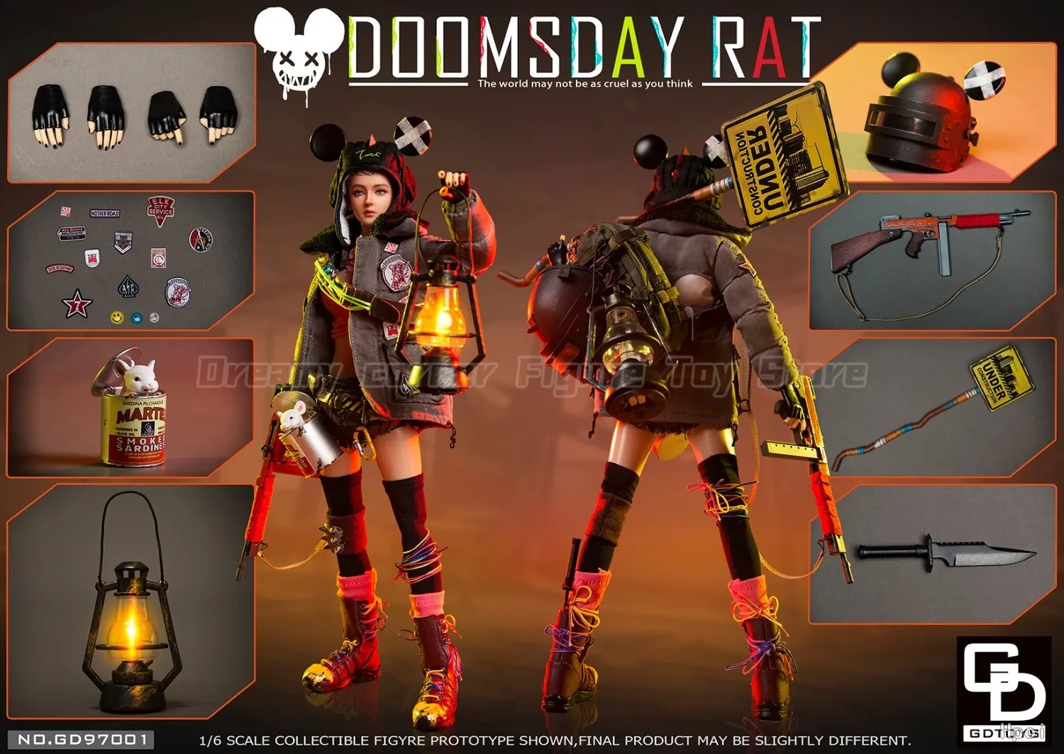 【In Stock】GDTOYS 1/6 Scale Action Figure GD97001 DoomsdayRat