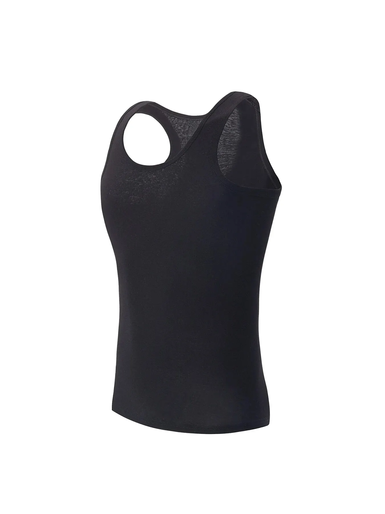 1/3 Stuks Heren Effen Kleur Basic Katoenen Vest Jeugd Slank Oefening Zweetabsorberend T-shirt Middelbare Leeftijd Comfortabel Dieptepunt