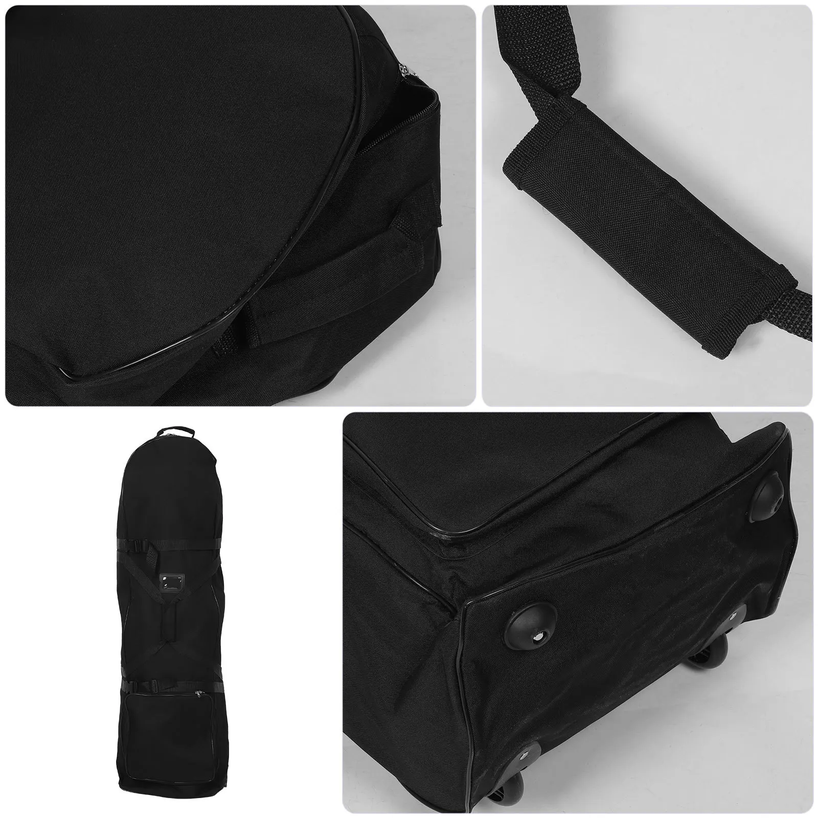 Golf Travel Bag Waterproof Airline Approved For Flight Heavy Duty Club Protection Spacious Storage Lightweight Rolling