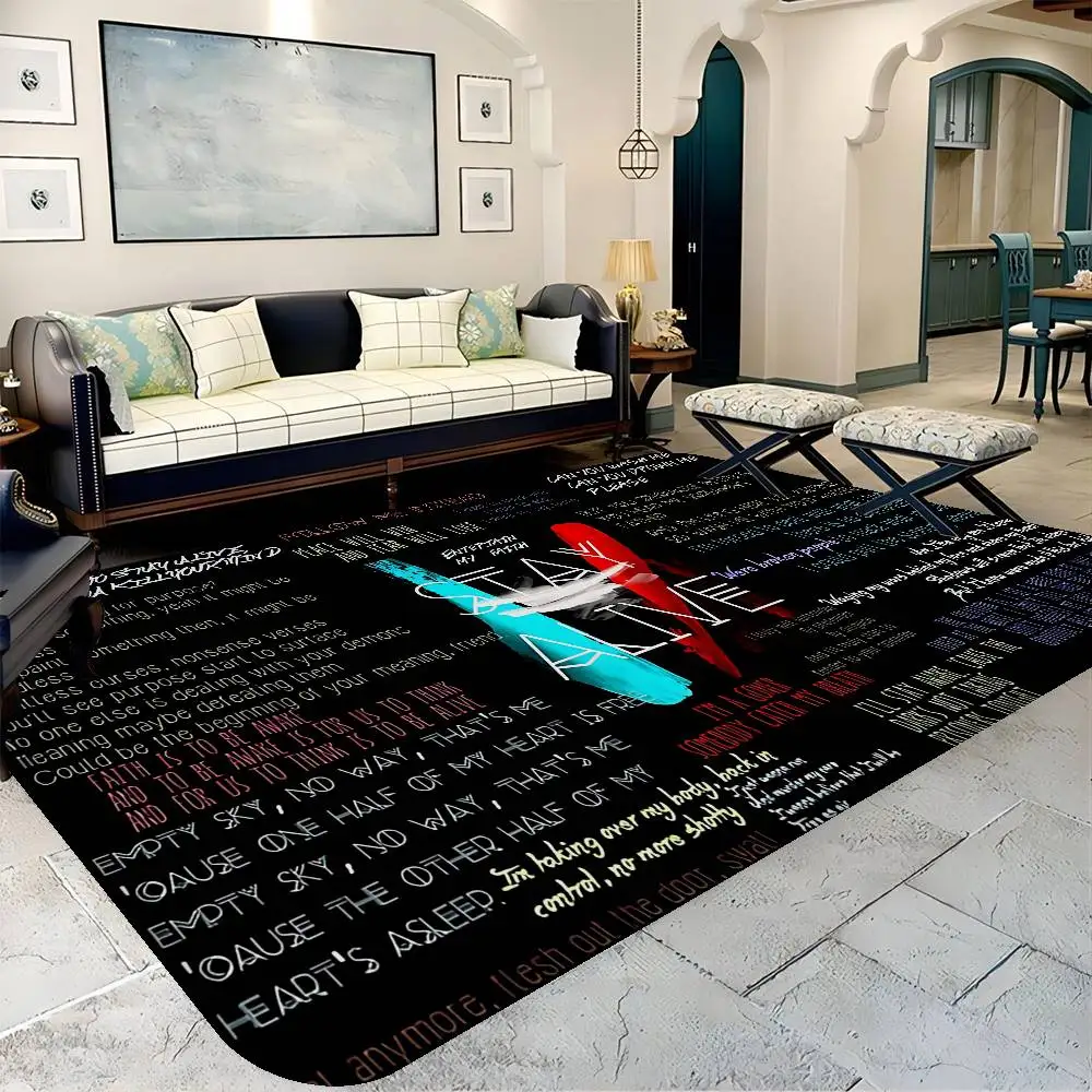 Band T-Twenty O-One P-Pilots Floor Mat INS Style Soft Bedroom Floor House Laundry Room Mat Anti-skid Household Carpets