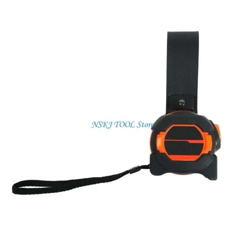 L8RC Sturdy Synthetic Leather Measuring Tape Holders For Tool Belt Accessory