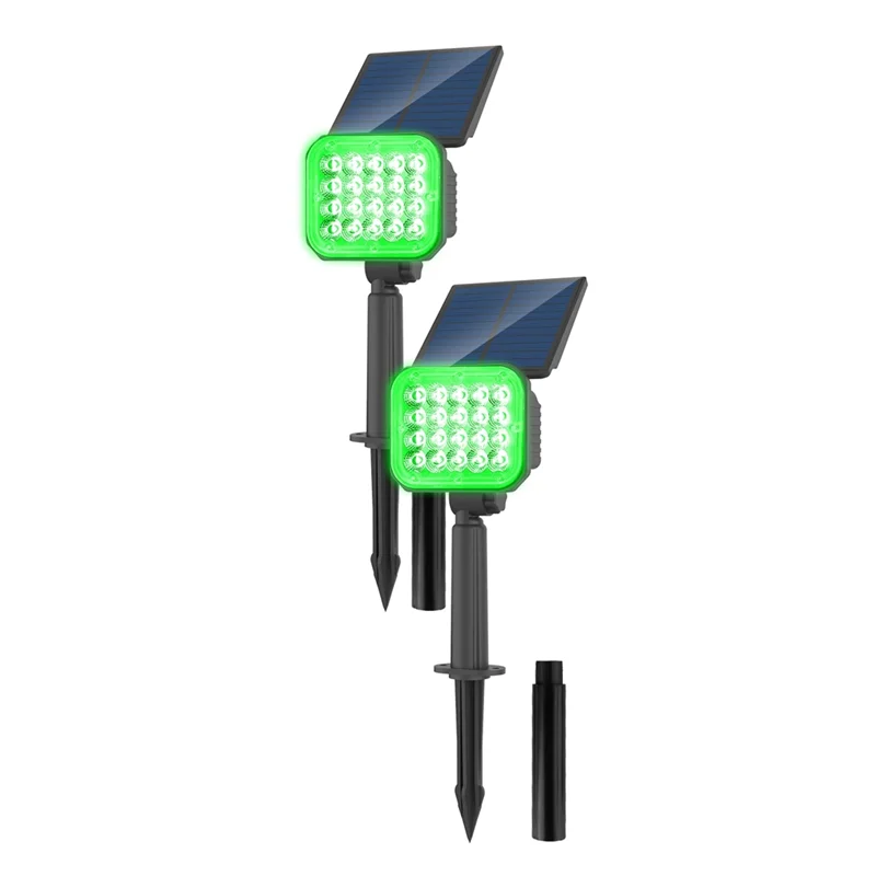 AF90-الطاقة الشمسية LED ضوء السوبر مشرق ضوء الحديقة الخضراء لحديقة سطوع قابل للتعديل الأضواء الشمسية IP65 مقاوم للماء