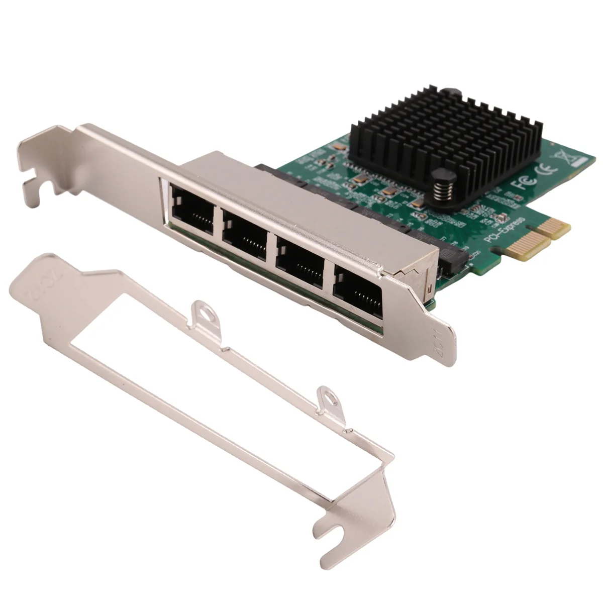 Schede di rete Adattatore di rete/Ethernet/Lan Scheda di rete PCI-E Scheda di rete Realtek RJ45 Internet Ethernet Gigabit a 4 porte