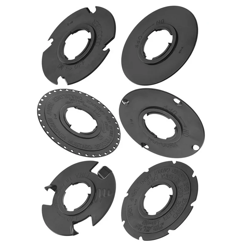 BHTS-60010 مجموعة أطباق البذور الاختيارية لآلة بذارة الحديقة E-Arthway 1001-B، تناسب الجزرة الخفيفة، طبق البذور الفارغة