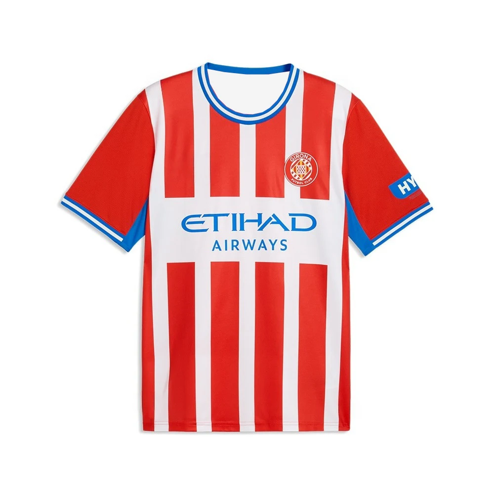 2026 Girona 3D Printed Football Jersey Men Women Summer Outdoors T-shirt Breathable Quick Drying Streetwear Clothing Unisex