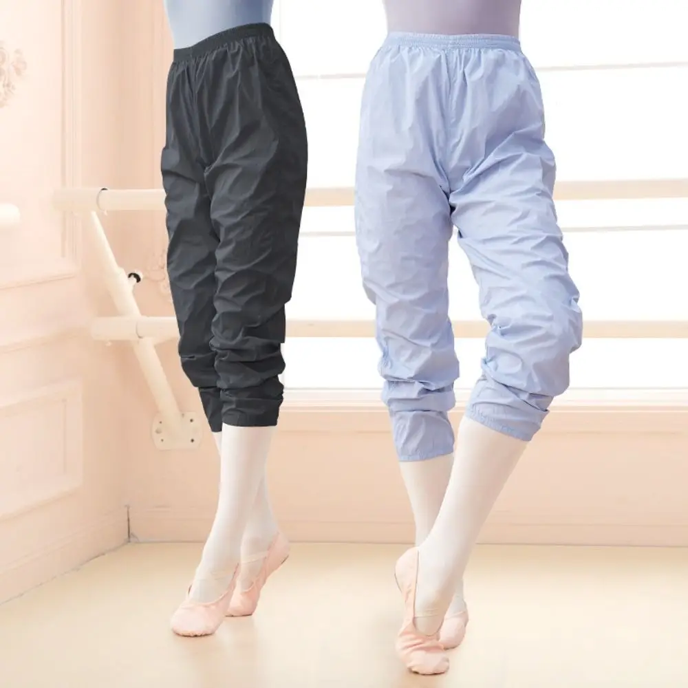 

Casual Workout Ballet Dance Pants Loose Nylon Yoga Pants Light Soft Dance Trousers Women