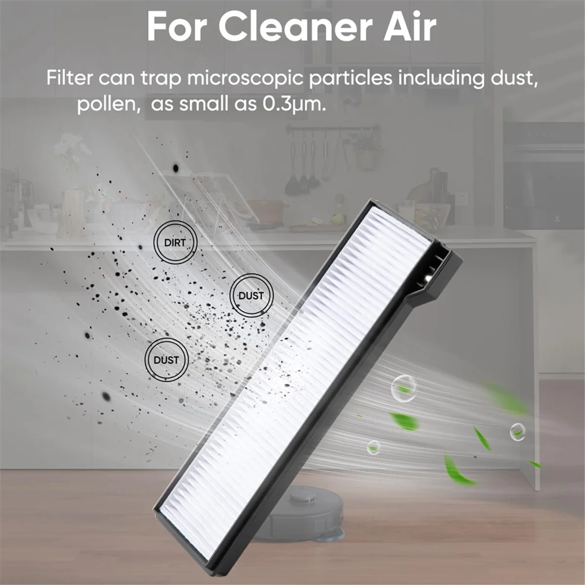 ABRG 交換用真空フィルター 4 パック Eufy X10 Pro オムニロボット掃除機部品用