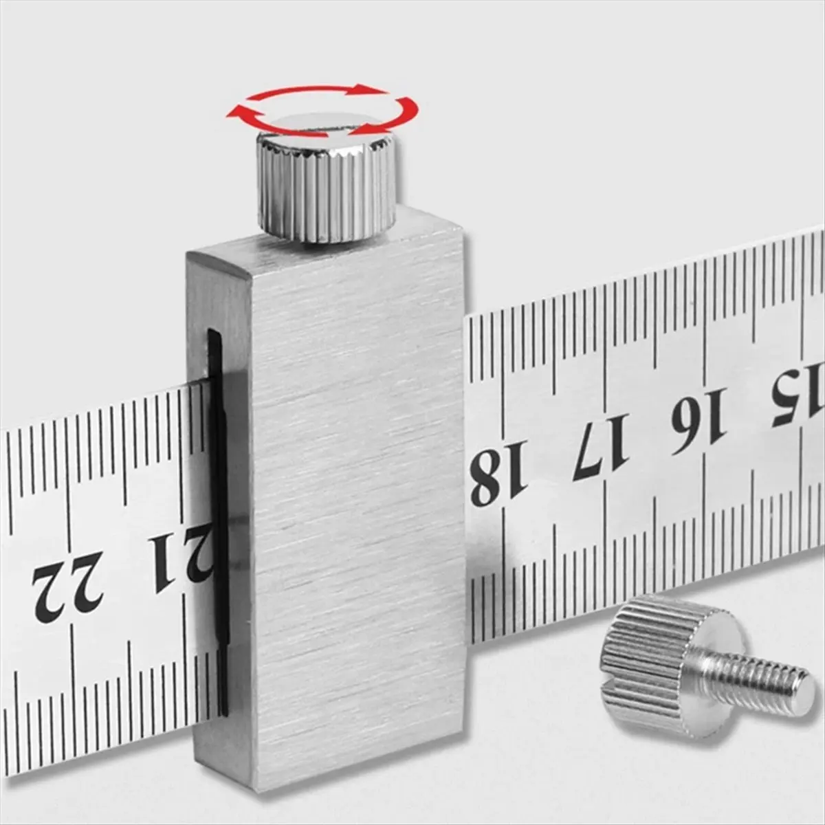 【~ NEW A89Z】Metal Carpenter Carpentry Square Woodworking Tools Carpentry Steel Ruler Positioning Limit Block Measuring 400mm