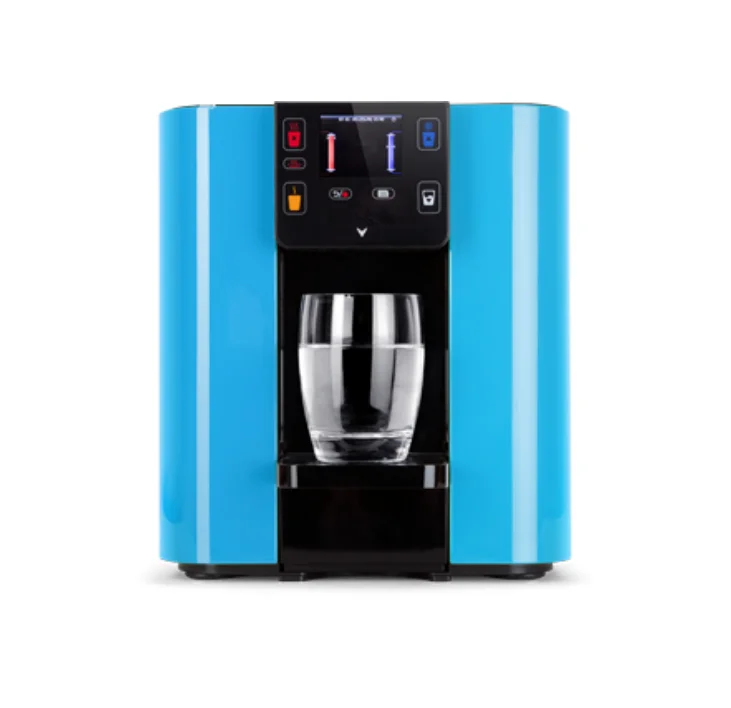 Pou Compressor Cooling Water Purifier Fountain Desktop Portable Machine with Water tank Hot Water Dispensers