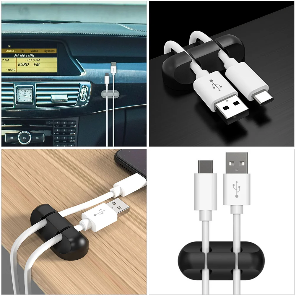 

Cable Manager Organizer for Desk Organizers Reusable Cord Storage Cords Holders Data Wire Tag