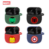 Cartoon Marvel Earphone Case For SoundPEATS Air 3 Silicone Wireless Blutooth Earbuds Charging Box Protective Cover With Hook