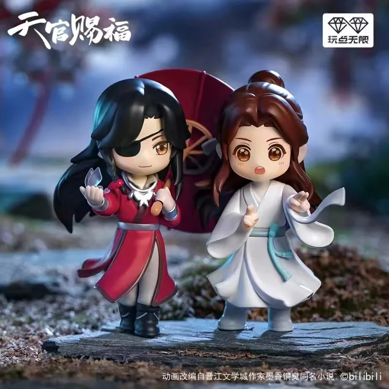 New Tian Guan Ci Fu Eet You Series Blind Box Xielian Huacheng Figures Anime Model Dolls Mysterious Box Action Figure Gifts Toys
