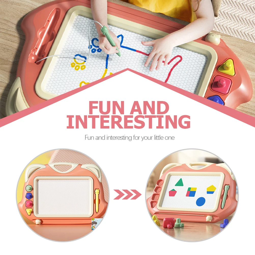 

Magnetic Sketchpad Toy Interesting Children Doodle Board Kids Painting Toddler Drawing Plastic Baby Reusable Funny