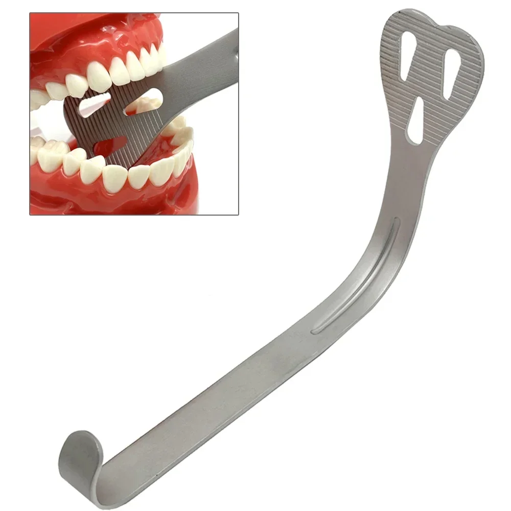 

Dental Lingual Isolation Retractor Stainless Steel Tool Mouth Retractors Mouth Gag Oral Mouth Opener Wider Retractor Tool
