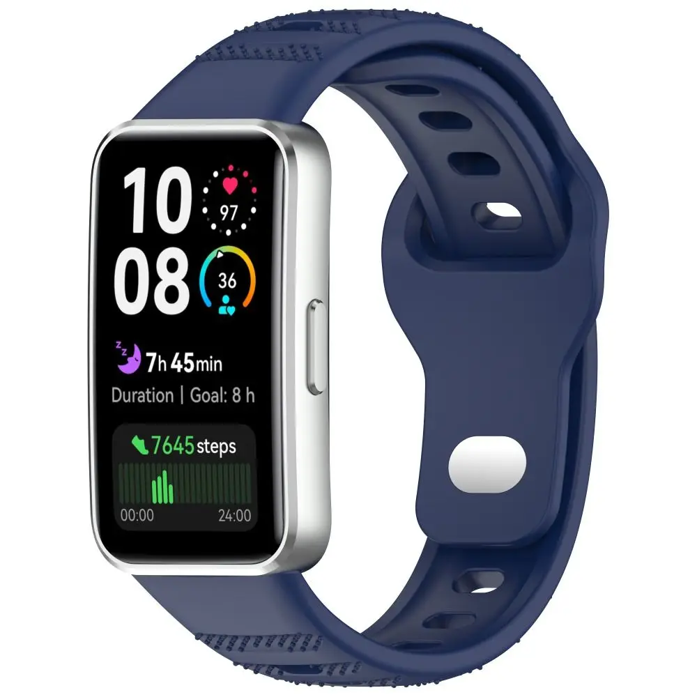 New Silicone Watch Strap Replacement Colorful Watchband Adjustable Bracelet for Huawei Band 10/9/8 Smart Watch Accessories