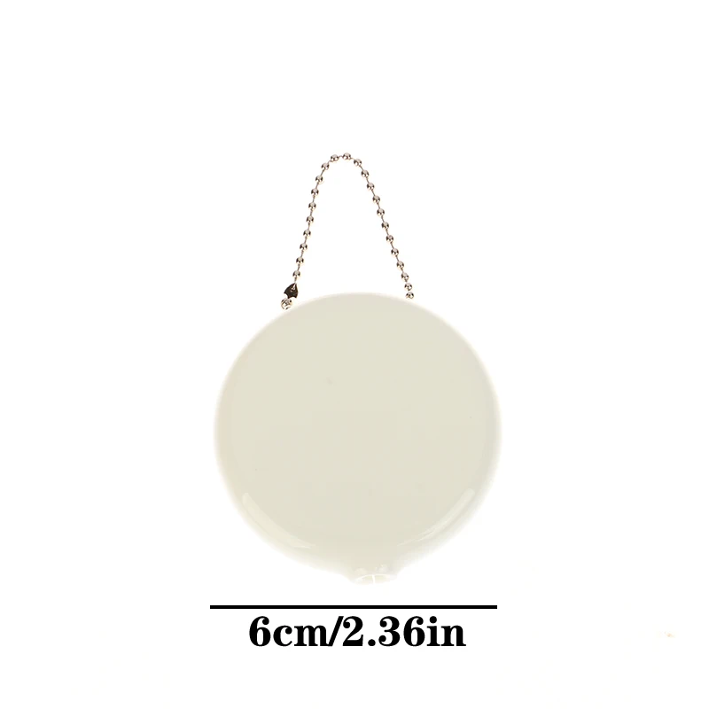 Sac de Shopping Rond en Silicone pour Homme et Femme, Sacoche de Rangement Portable, Multifonctionnel, Compact, 1 Pièce