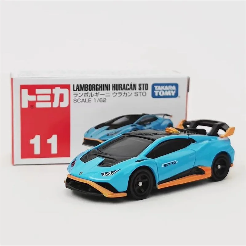 

TAKARA TOMY Tomica Alloy Car Model No.11 Lamborghini STO Realistic Toy for Boys Collectible Decoration Gift
