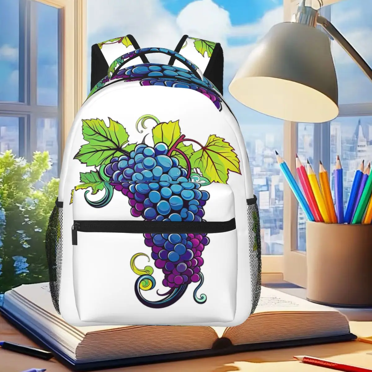 

Cute Fruit Student Backpack School Bag Hiking Travel Daypack for Boys Girls Fashion Bookbag Shoulder Bags