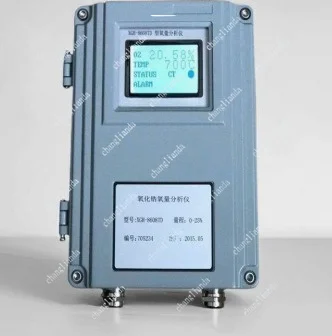 Industrial Oxygen Analyzer with Probe Boiler Flue Gas Detector High Temp Corrosion Resistant Oxygen Content Monitor