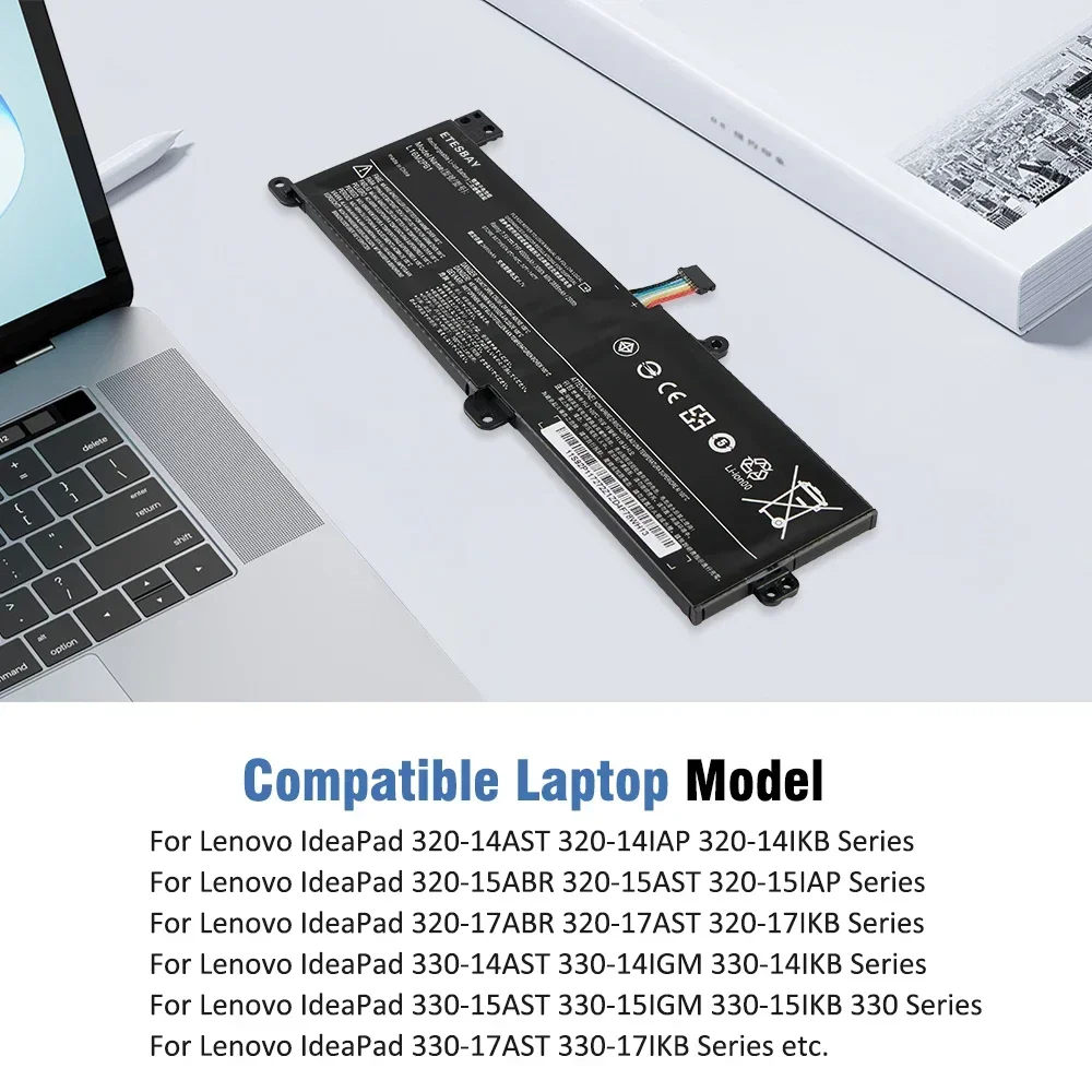 ETESBAY L16M2PB1 30WH ノートパソコンのバッテリー Lenovo IdeaPad