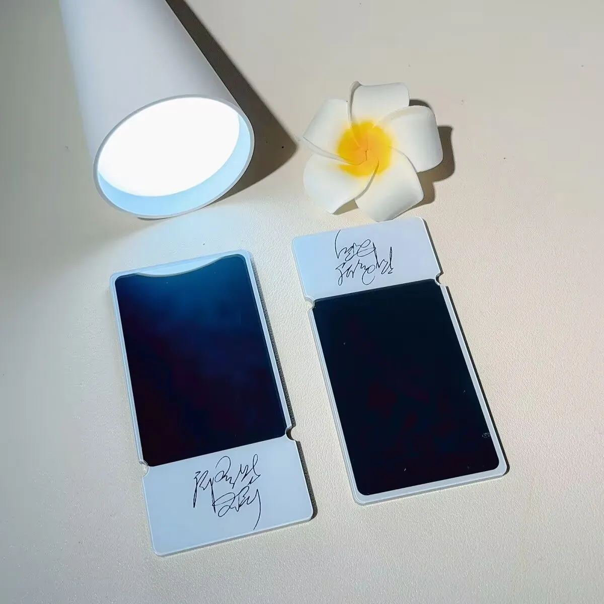 Liu Yuning lente espejo portátil celebridad colgante de alta definición espejo pintura acrílico boleto stub