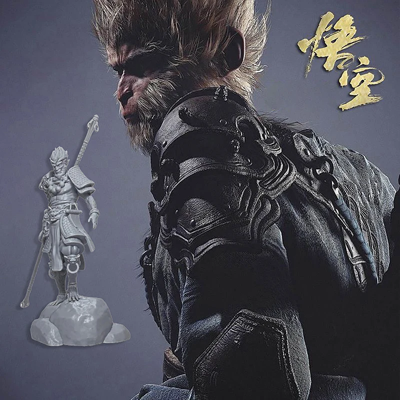 Black Myth Wukong Animation Game Peripheral Toys Destined One Anime Model Figure Collection Cool Gifts