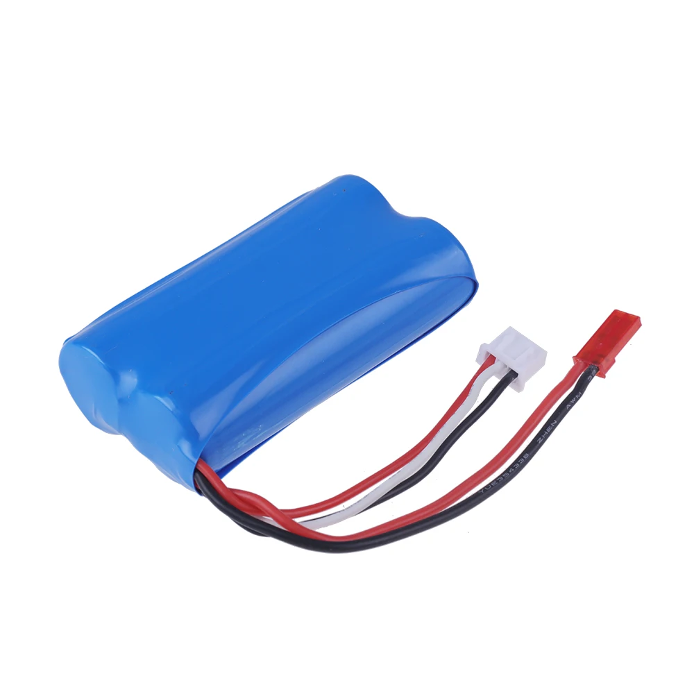 (JST Plug) 7.4V 4000mAh 18650 Li-ion Battery For Remote Control Helicopter Off-road Racing Car Boat Electric Toys Backup Battery