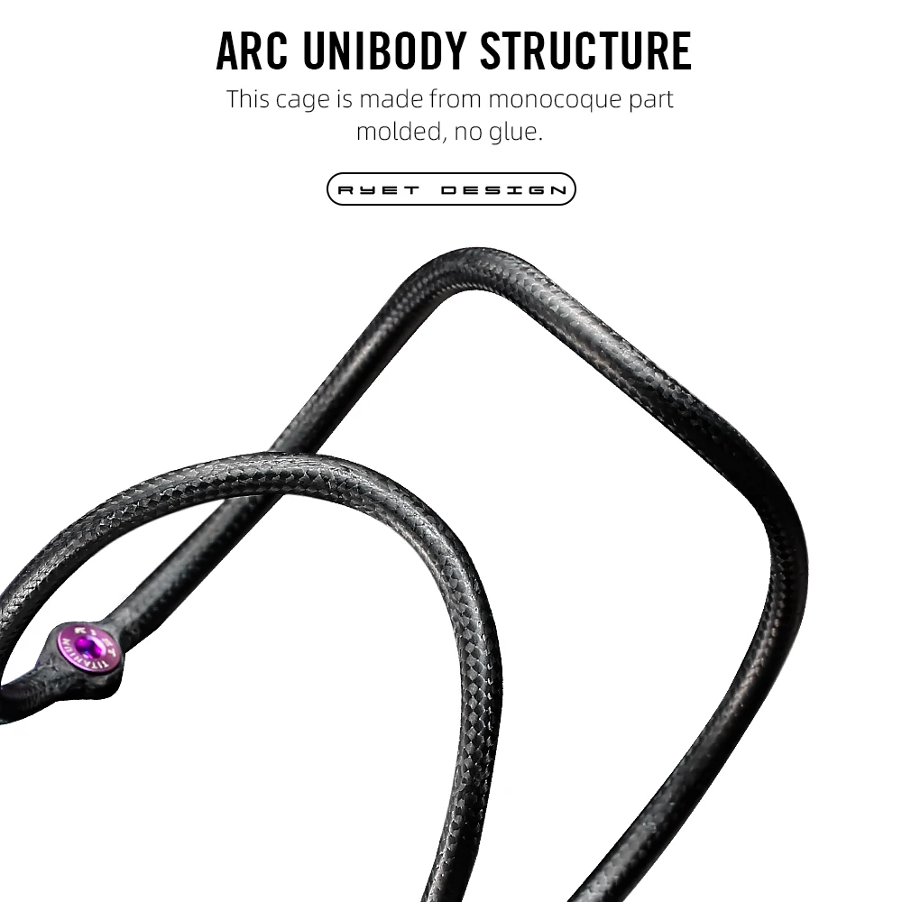 AliExpress RYET Carbon Bike Bottle Cage Ultralight 5.8g/8.2g Handcrafted Raw HM Carbon Fiber with Titanium Bolt Road MTB Cycling Parts