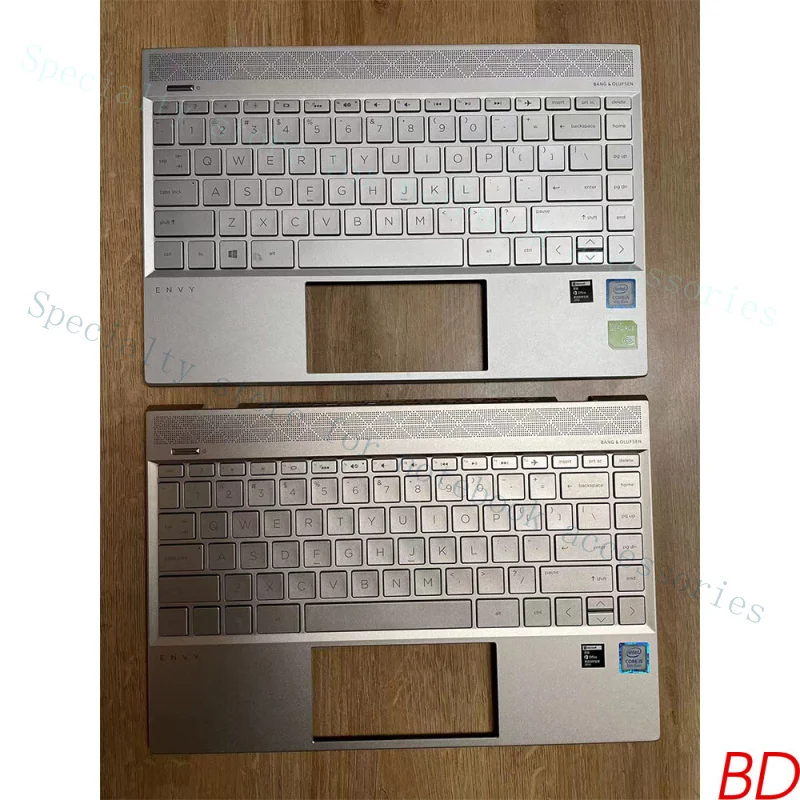 

A+ C Shell Palmrest W/ Keyboard Silver/ Gold For HP ENVY 13 13-AH TPN-W136