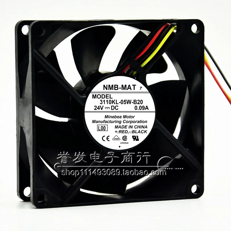 BARU ASLI 3110KL-05W-B20 24V 0.09A 8025 80x80x25mm KIPAS PENDINGIN RADIATOR