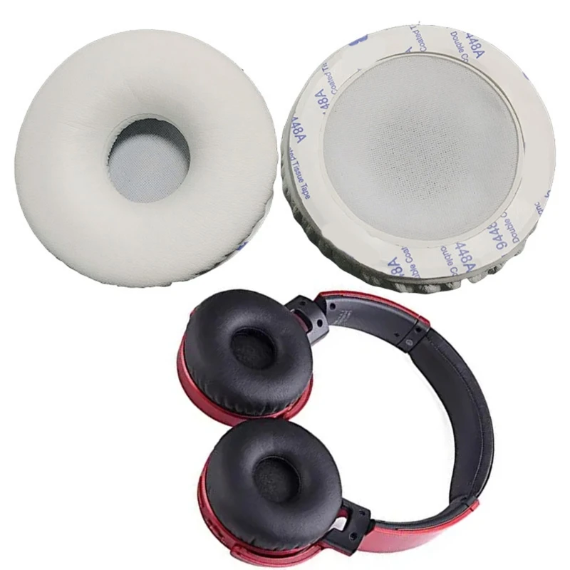 1 Pair Soft Earpad Cushion Cover Breathable Memory Foam Headset Noise Reduction for MDR-XB650BT XB550AP XB450AP