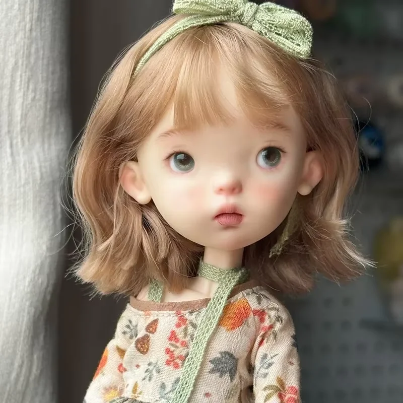 New BJD SD doll 1/6 Landoudou lovely girl can high girl 26cm height sculpted dolls in stock makeup free shipping